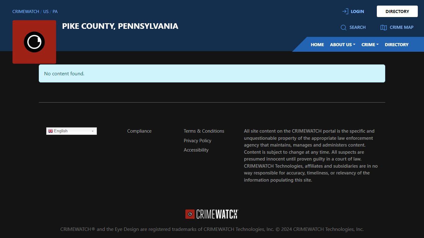 Arrests for Pike County, Pennsylvania - CRIMEWATCH